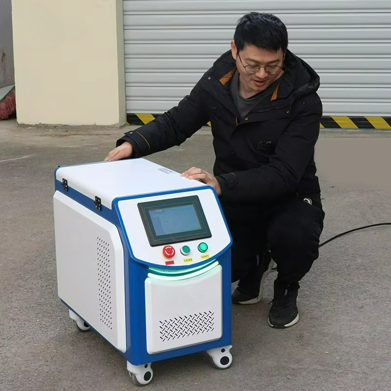 Industrial Laser Cleaning Equipment - Equipamento Portátil de Limpeza a Laser