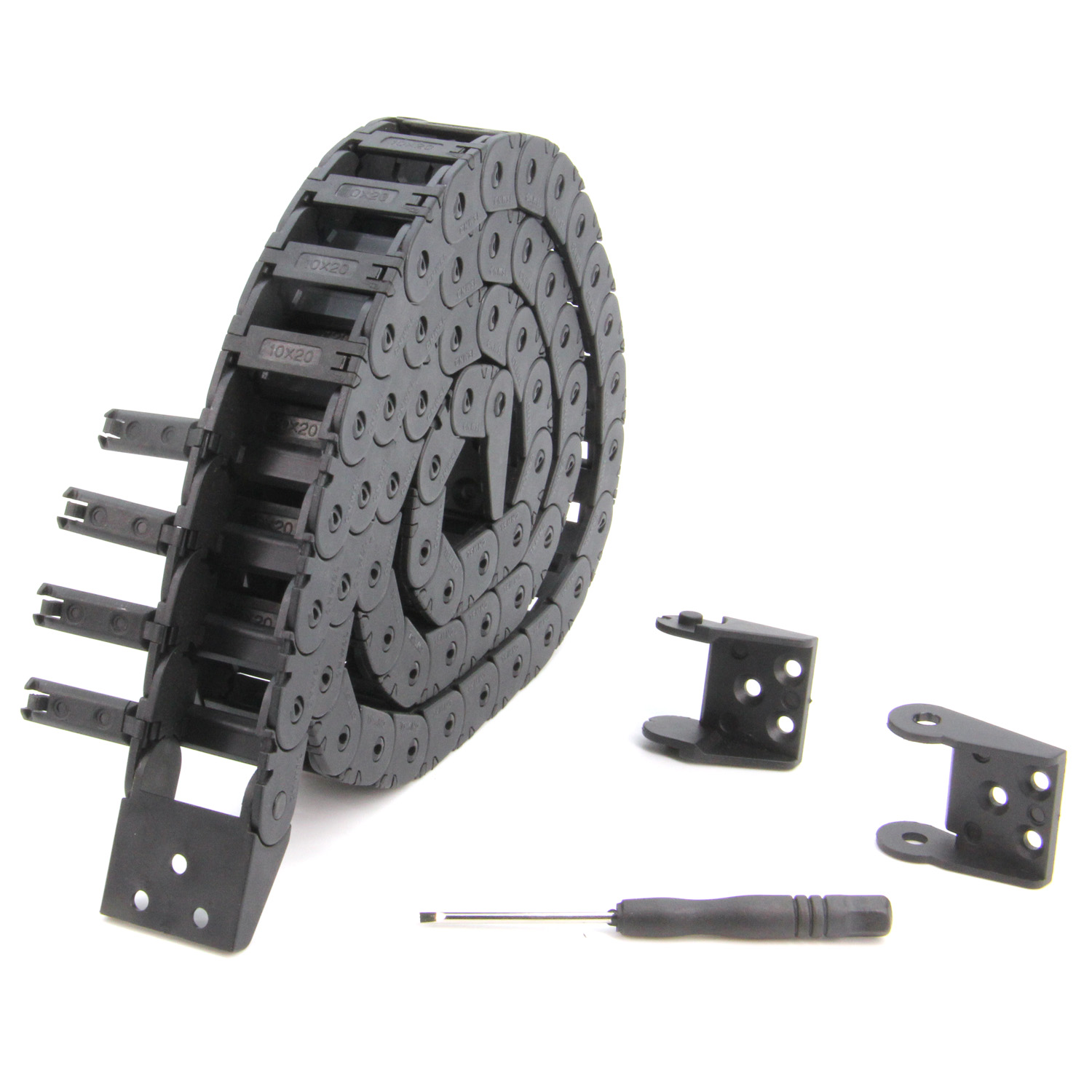 Drag Chain Cnc - Corrente de arrasto de 10x20mm, comprimento