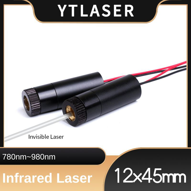 Industrial Grade Laser - D12X45mm Foco Ajustável 780nm 830nm 850nm