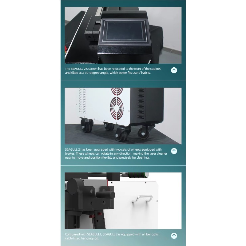 Industrial Laser Cleaning Equipment - Máquina de Limpeza a Laser de