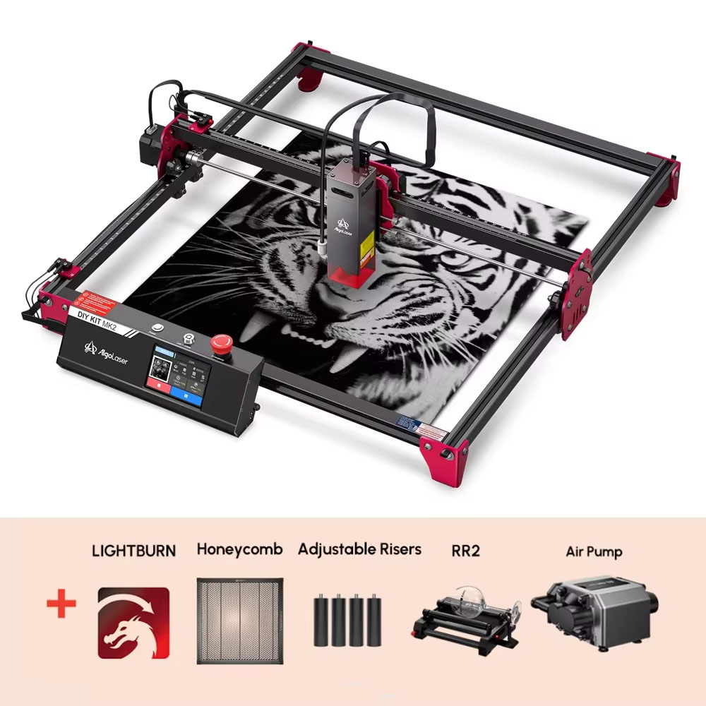 Industrial Grade Laser - Algolaser DIY KIT MK2 40*43cm Cortador