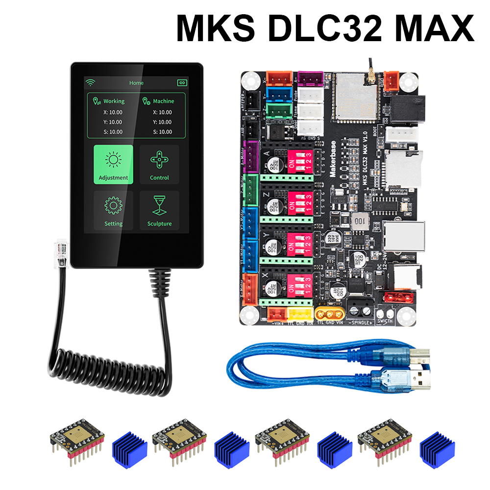 Controller Grbl Board - Makerbase mks dlc32 max tmc2209 placa