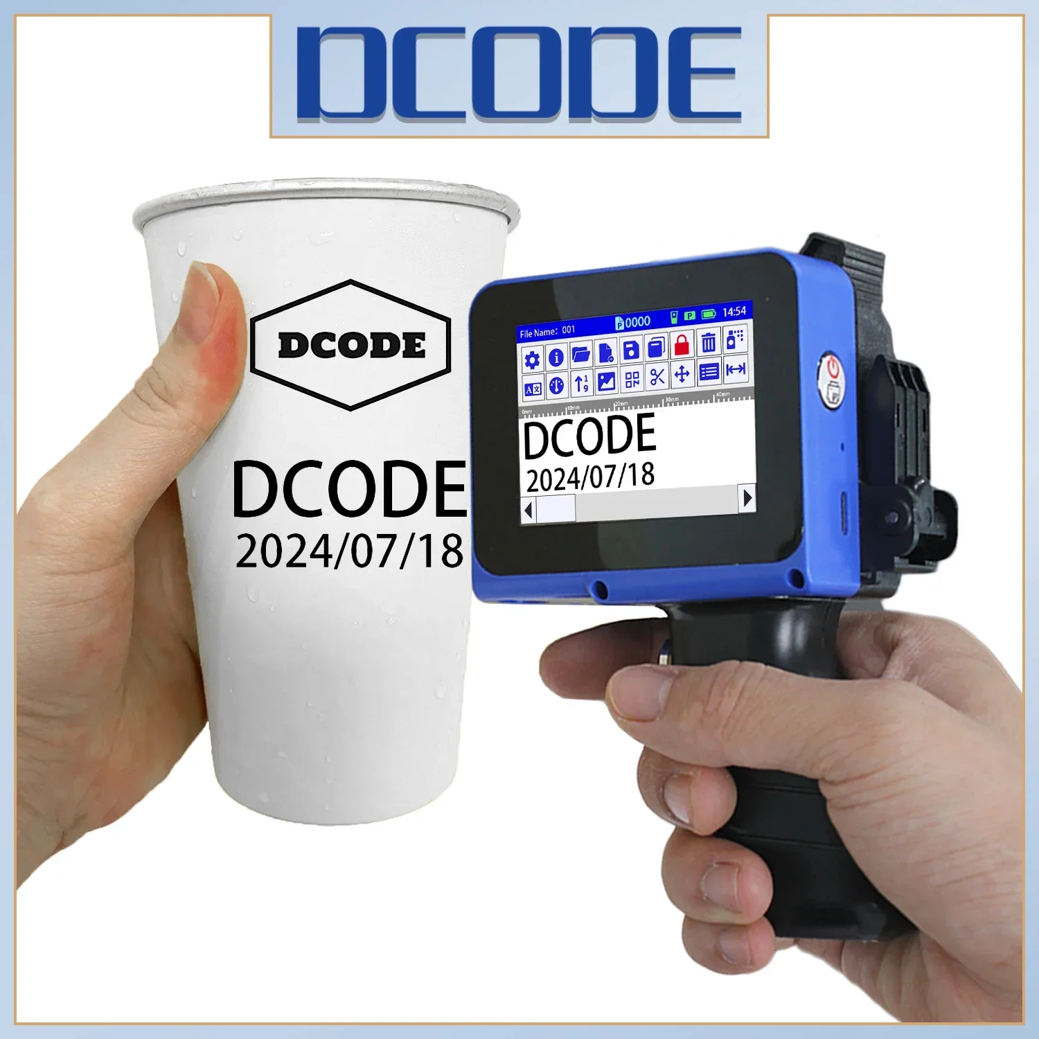 Dcode dc12 portátil mini impre - Industrial Laser Printing Machine avaliação e preço