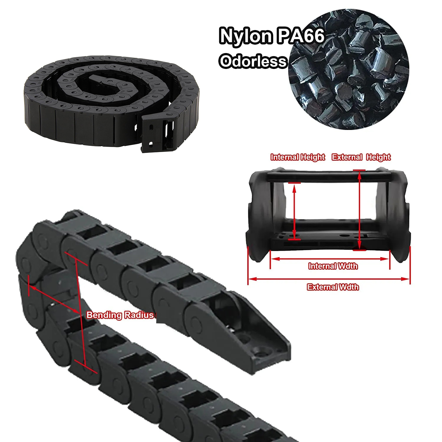 Cadeia de Arraste de Cabos (Dr - Drag Chain Cnc avaliação e preço