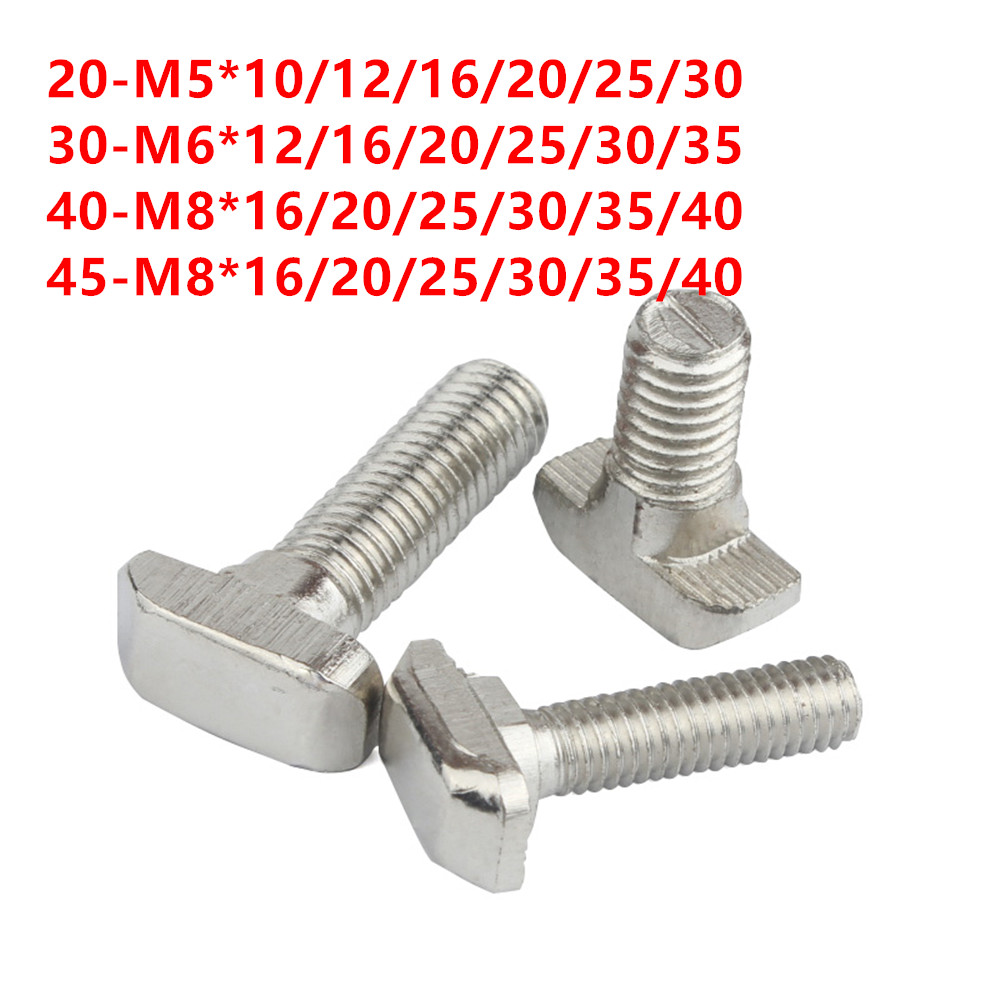 Parafusos T com Cabeça em T M5 - Aluminum T-Slot Profile avaliação e preço