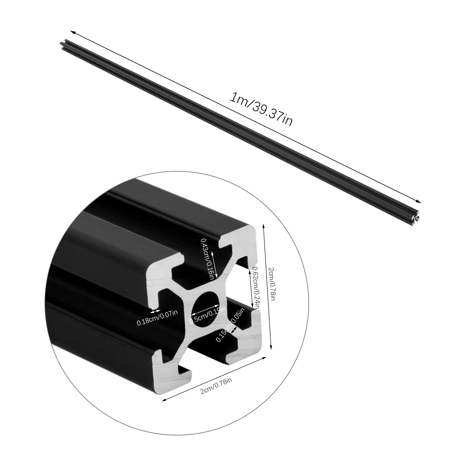 10 Pacotes de Extrusão de Alum - Aluminum T-Slot Profile avaliação e preço
