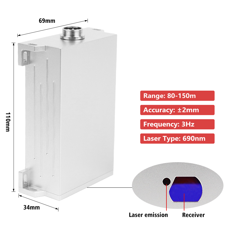NOVO Sensor de Medição a Laser - Industrial Laser Distance Sensor avaliação e preço