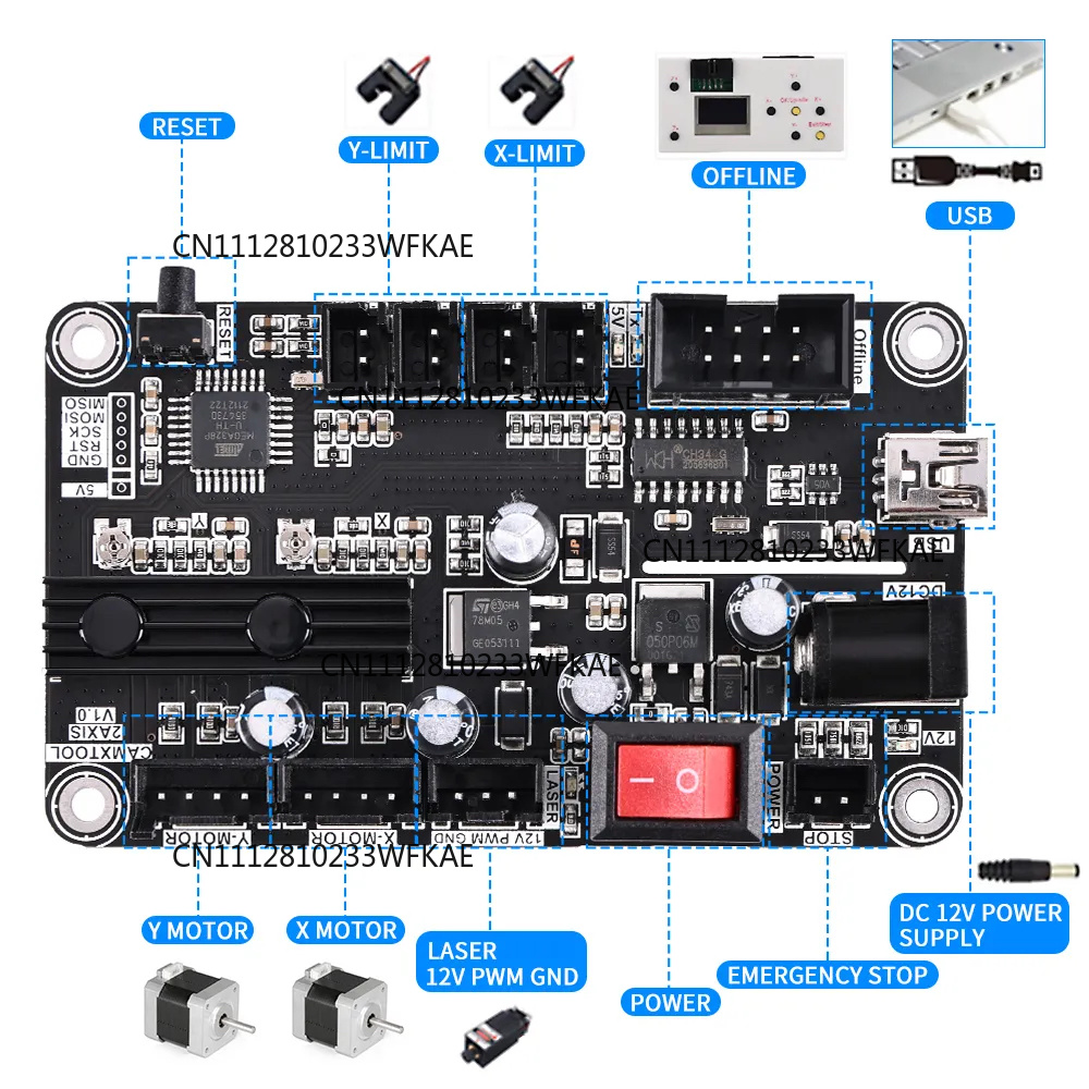 Placa de Controle para Gravado - Controller Grbl Board avaliação e preço