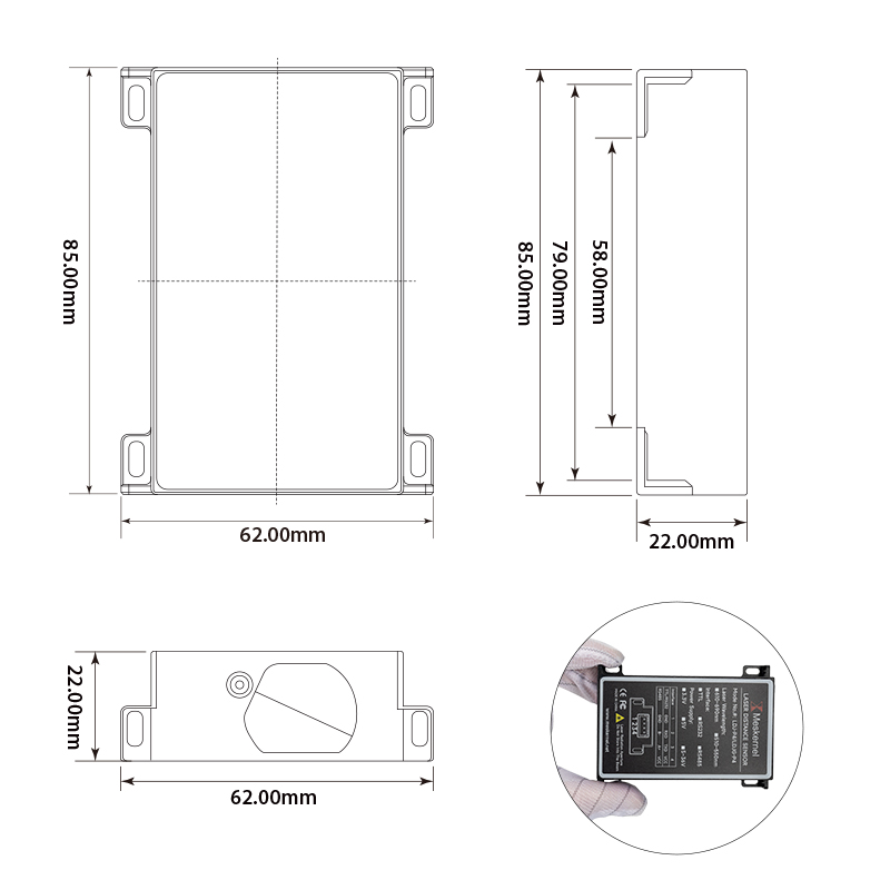 Novo Sensor de Distância a Las - Industrial Laser Distance Sensor avaliação e preço