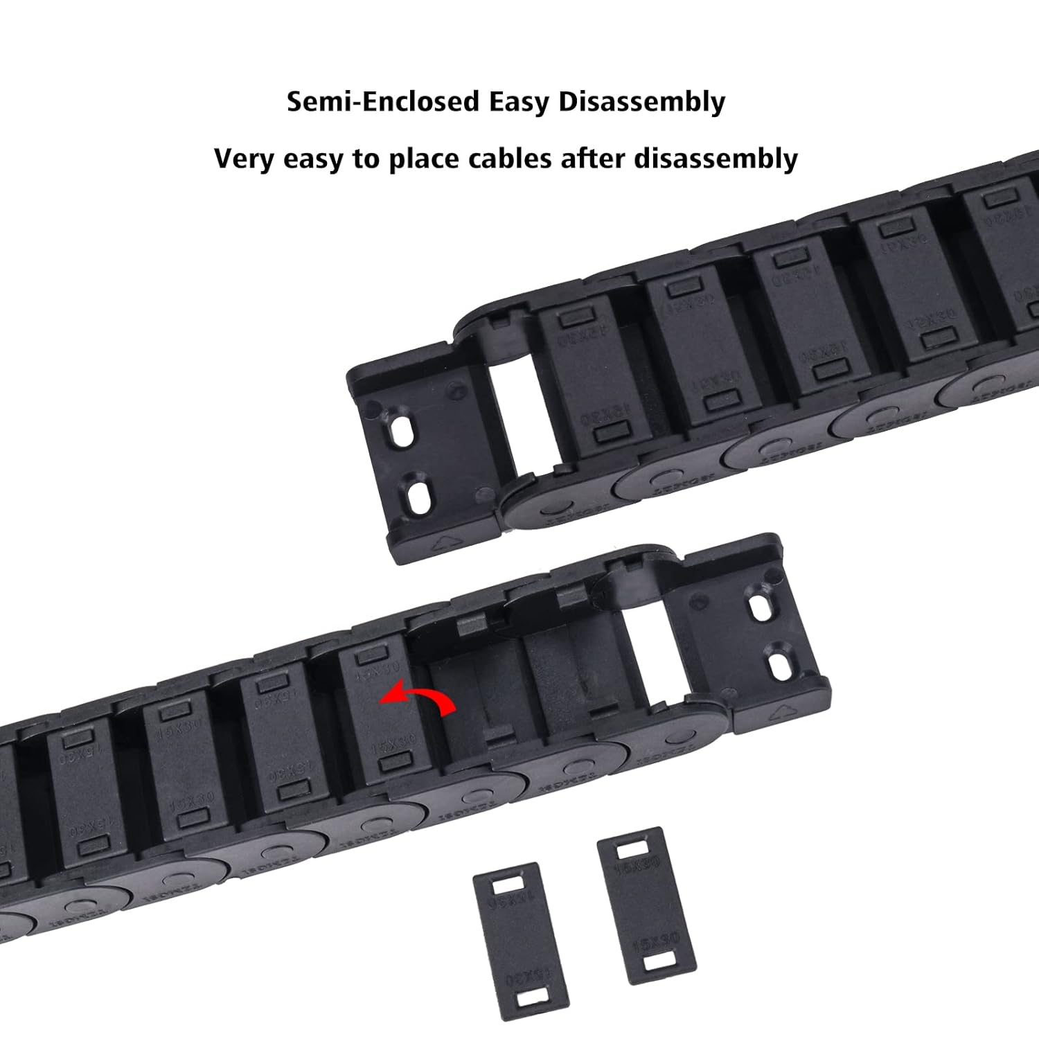 Corrente de arrasto de cabo r5 - Drag Chain Cnc avaliação e preço