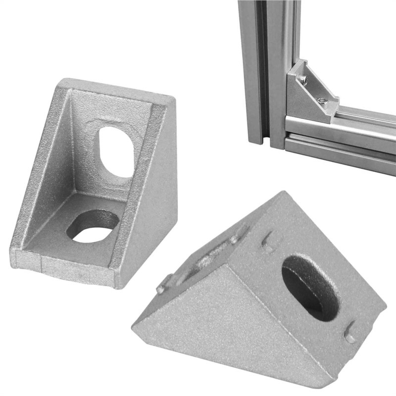 2020 suporte de canto 40 pçs e - Aluminum T-Slot Profile avaliação e preço