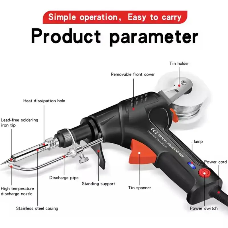 Conjunto de Ferro de Solda Mul - Industrial Laser Solder Iron avaliação e preço